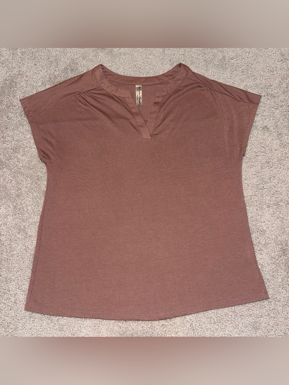 PerSeption Concept Men's Short Sleeve Tee in Dusty Rose